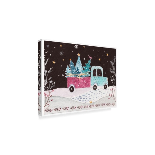 Irina Trzaskos Studio 'Christmas Car II' Canvas Art,14x19